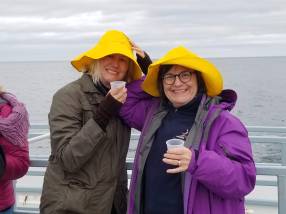 Some clients enjoying a boat tour in 2019